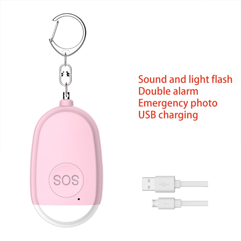 Móc Khóa Báo Động Khẩn Cấp 130dB Chống Tấn Công Cho Nữ