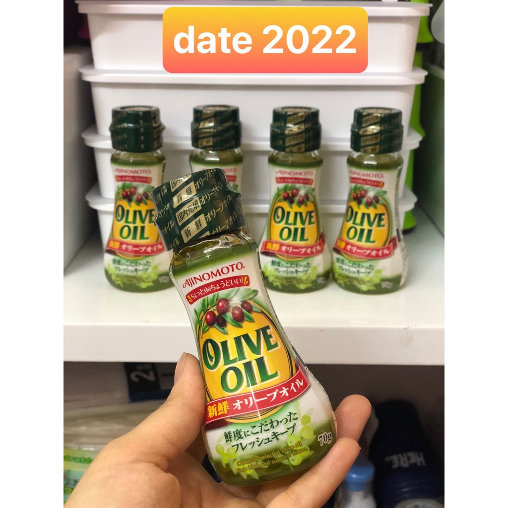 Dầu Olive Ajinomoto Nhật nguyên chất cho bé ăn dặm (date 2022)