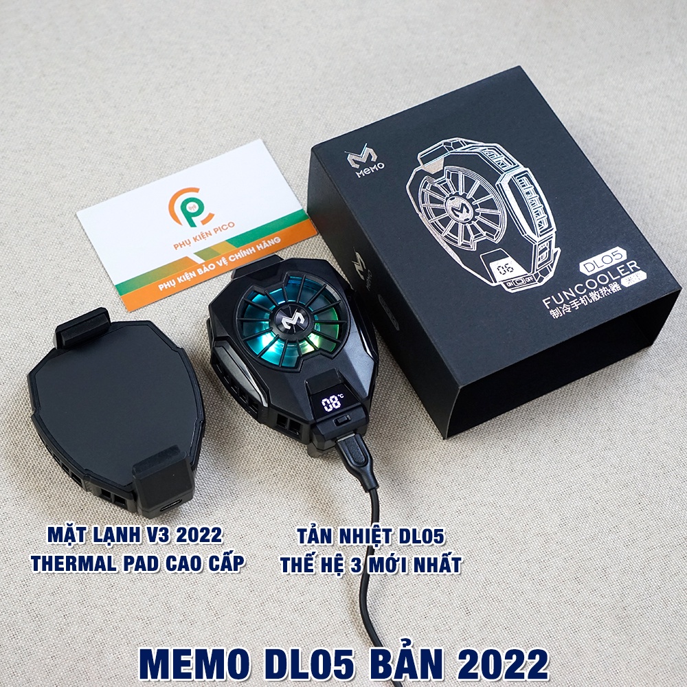 Memo DL05 Quạt tản nhiệt điện thoại Memo DL06 - Quạt tản nhiệt Sò lạnh Memo DL01 DL02 DL03 DL07 DL08 CX01 DL88