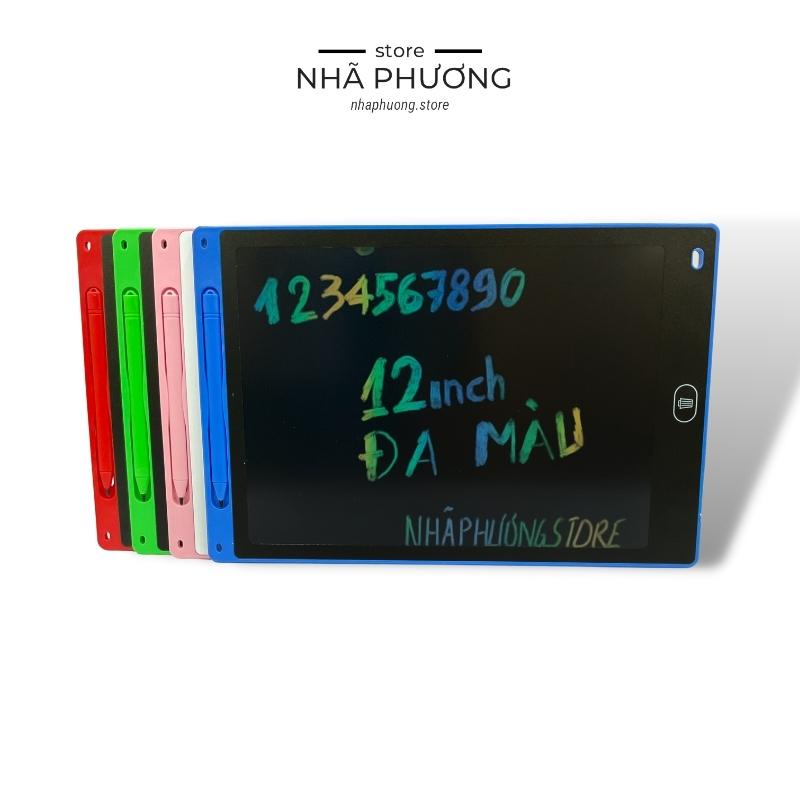 Bảng Tự Xóa Thông Minh Cho Bé Màn Hình Đa Màu LCD 12 inch