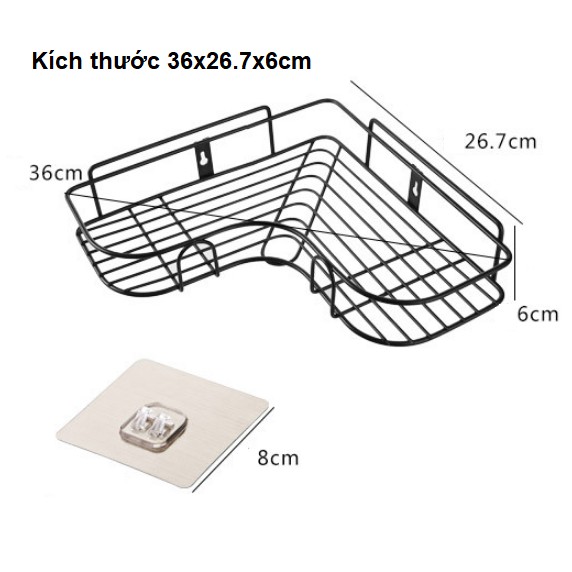 Kệ để đồ góc phòng dính tường siêu chắc, cách điệu đẹp, tiết kiệm không gian gia đình