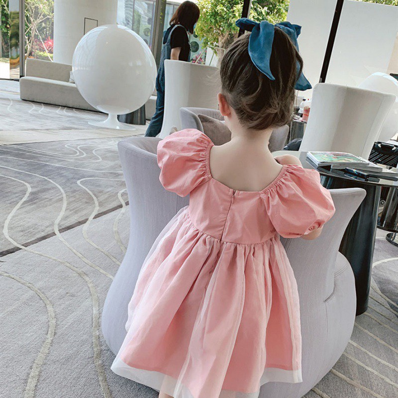 Váy Công Chúa Tay Bồng Siêu Xinh Mẫu Mới 2022 - Hàng Quảng Châu Cao Cấp (V9)