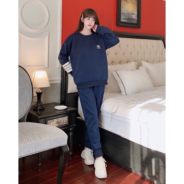 Bộ đồ bầu nỉ bông cực ấm