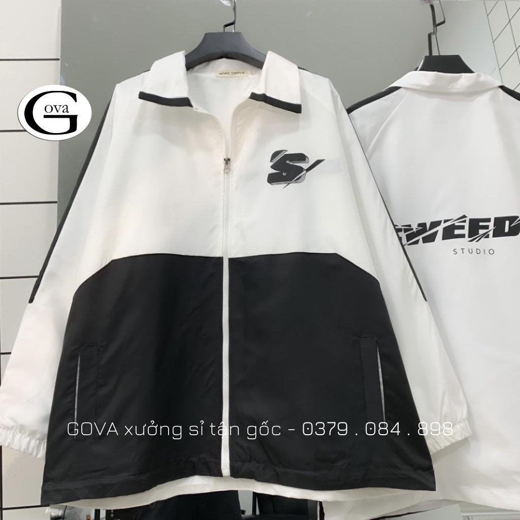 Áo Khoác Bomber Dù SWEEDER Nam Nữ Ulzzang Unisex Kiểu Form Rộng 2 Lớp Jacket GOVA