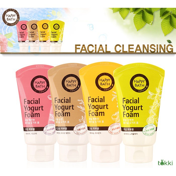 Happy Bath Facial Yogurt Foam