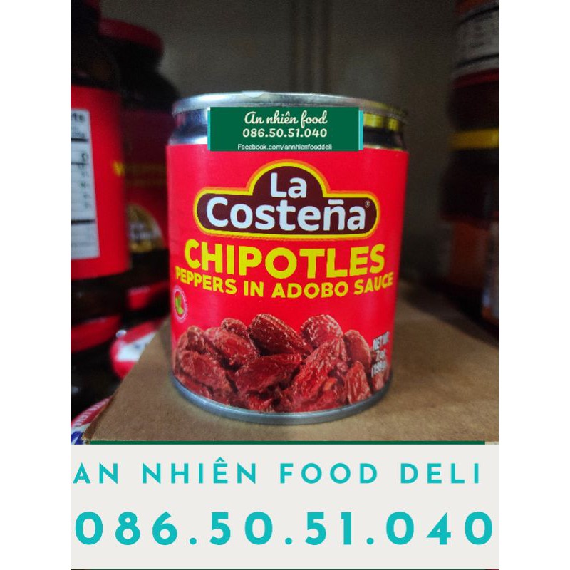 Sốt Ớt Mexico Chipotles La Costena Peppers Adobo