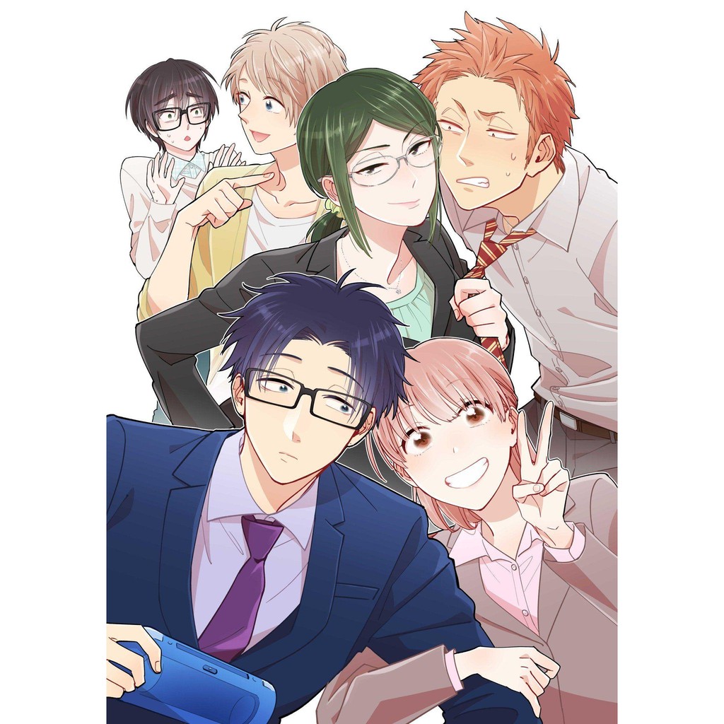 Poster A4 ảnh in hình Wotaku ni koi wa muzukashii Thật Khó Để Yêu Một Otaku anime chibi đẹp