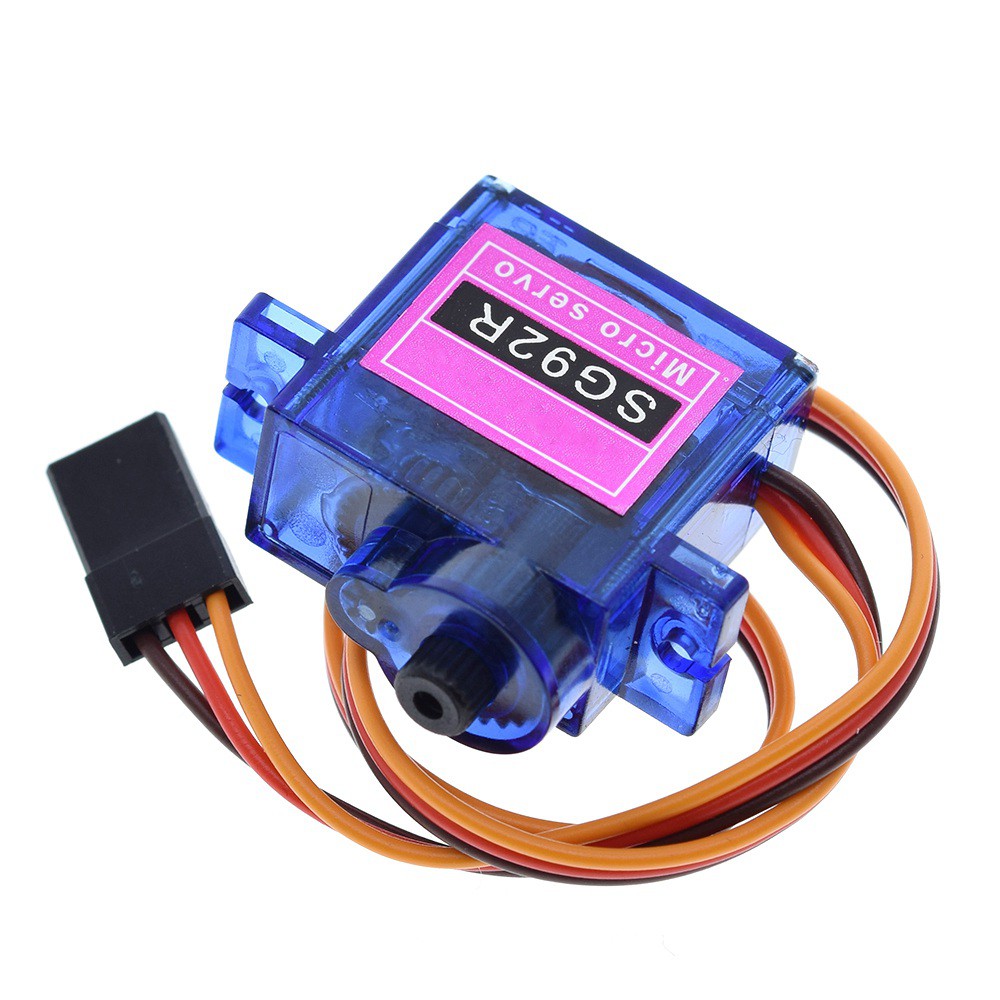 [COD] Micro Aeromodelling Robot For RC Model Helicopter Parts Motor Blue Remote Control SG92R Replace SG90 Servo Aircraft model/Multicolor