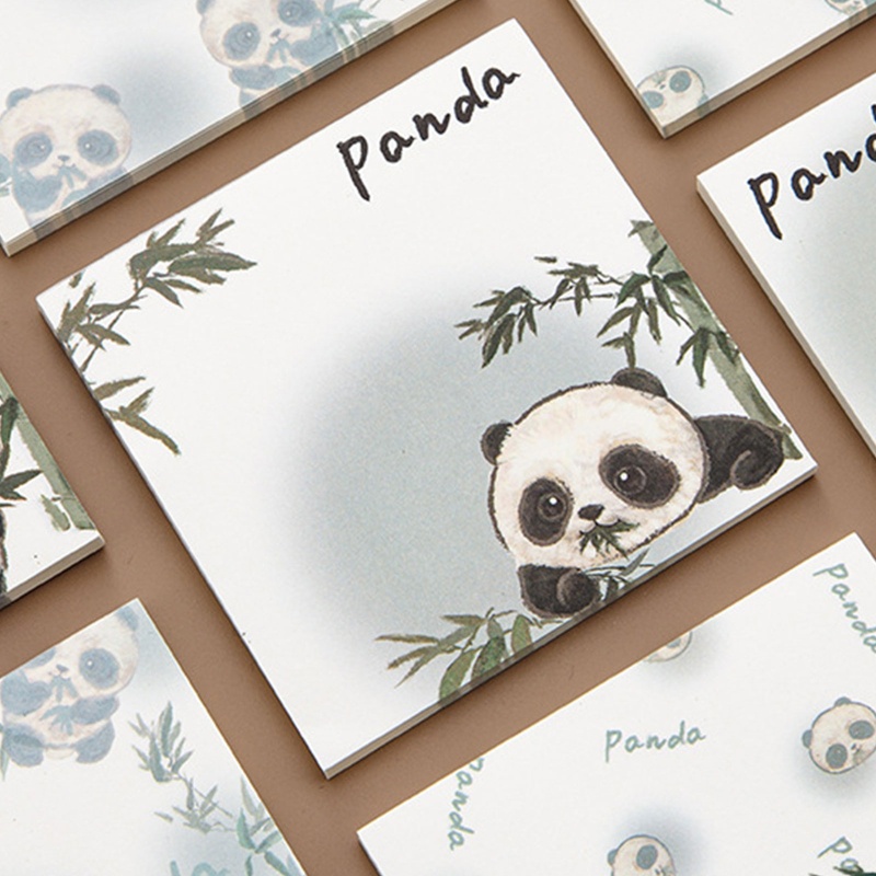 Unstop * Giấy Ghi Chú Hình Gấu Trúc Hoạt Hình Cho Học Sinh