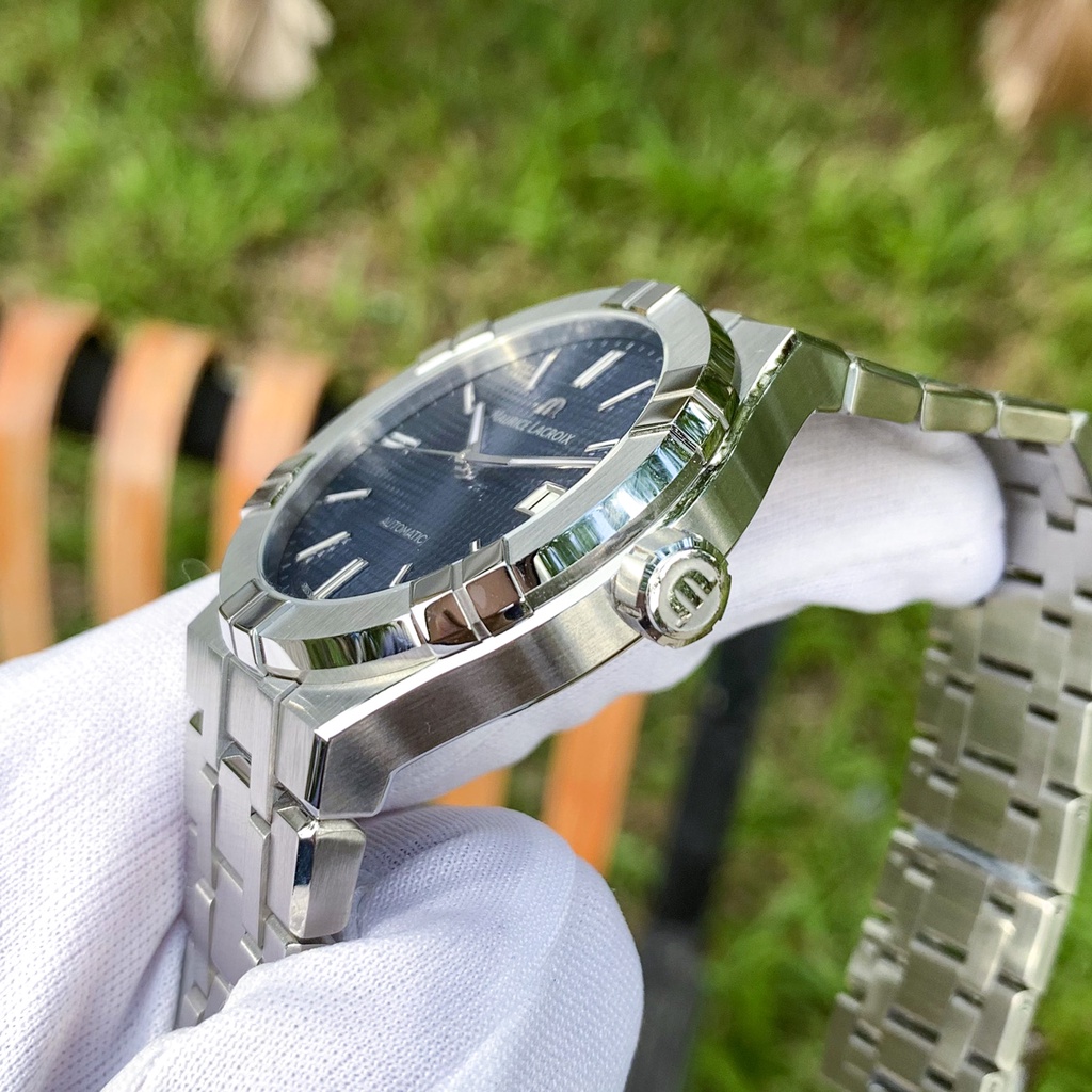 Đồng hồ Nam MAURICE LACROIX AIKON BLUE  AI6008-SS002-430-1 [ Chính hãng ]