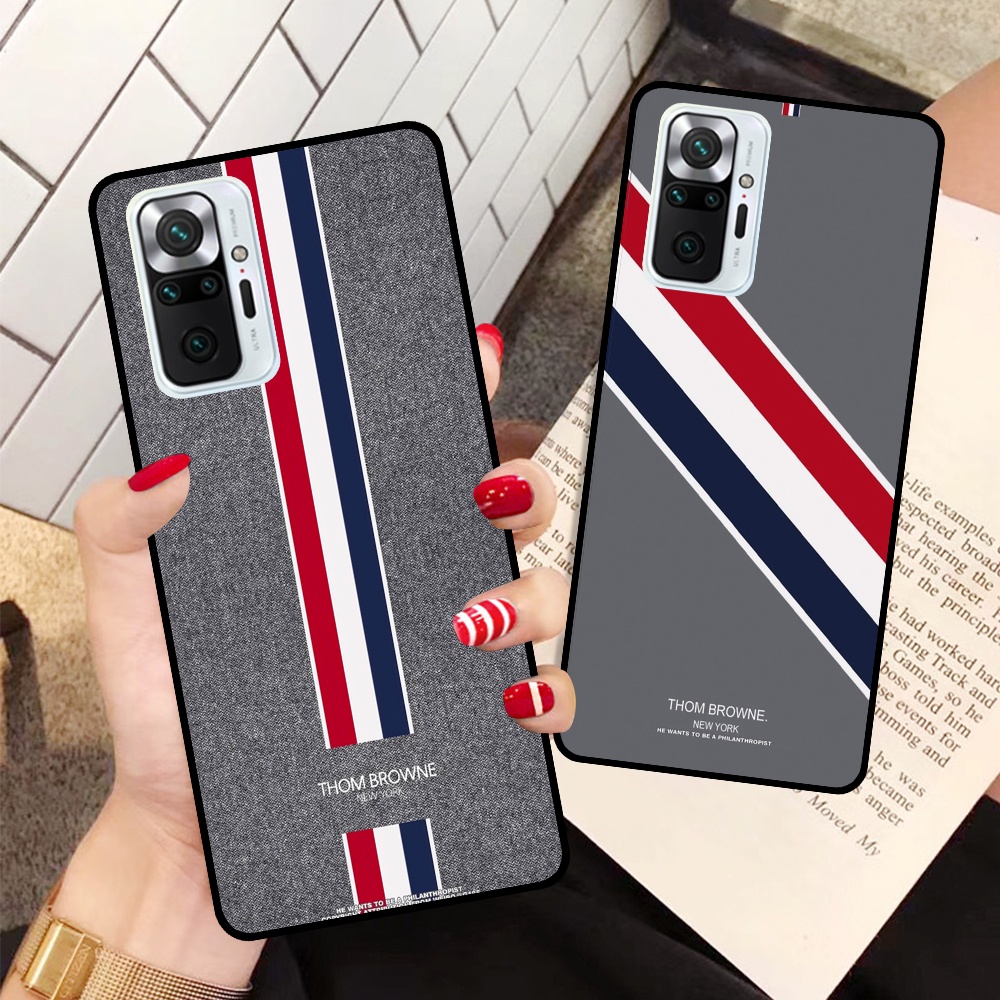 Ốp Xiaomi Redmi Note 10 4G/5G / Note 10s /  Note 10 Pro in hình sọc caro, họa tiết đen trắng dễ thương