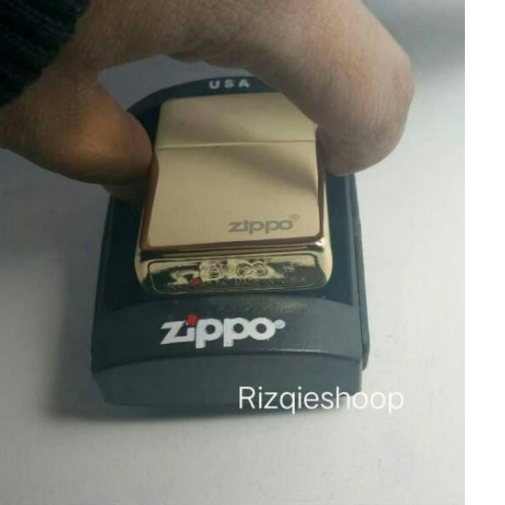 Zippo Dây Kéo Mạ Vàng Cao Cấp Sang Trọng