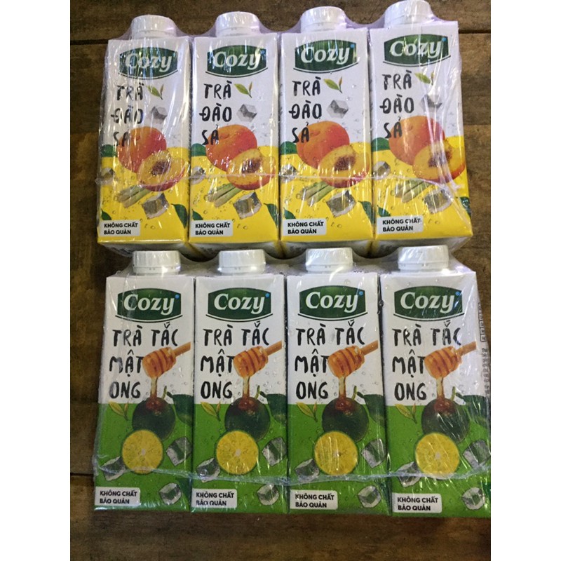 Trà Cozy vỉ 4hộp vị đào sả