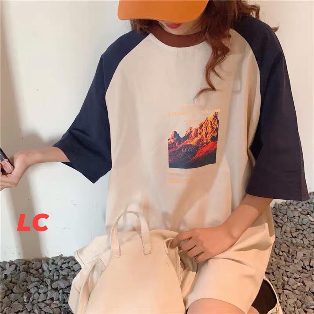 Áo thun nam nữ phối tay EOSEEPA HIGUB unisex form rộng basic tee phông nam nữ oversize chất mịn cotton mát mùa hè