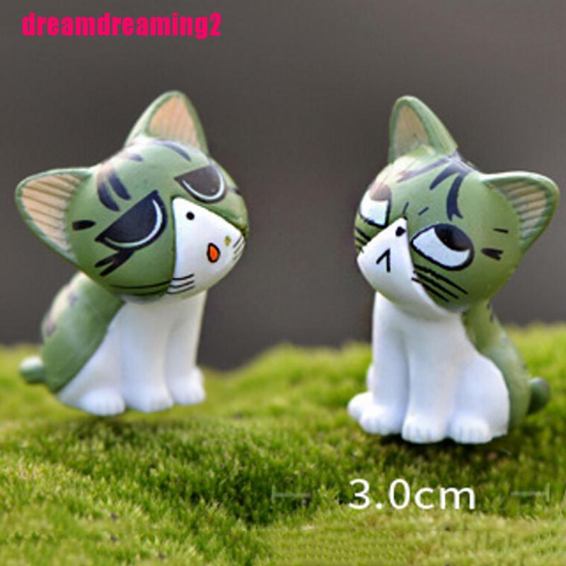 Bộ 8 Mô Hình Mèo Dễ Thương Cho Sân Vườn