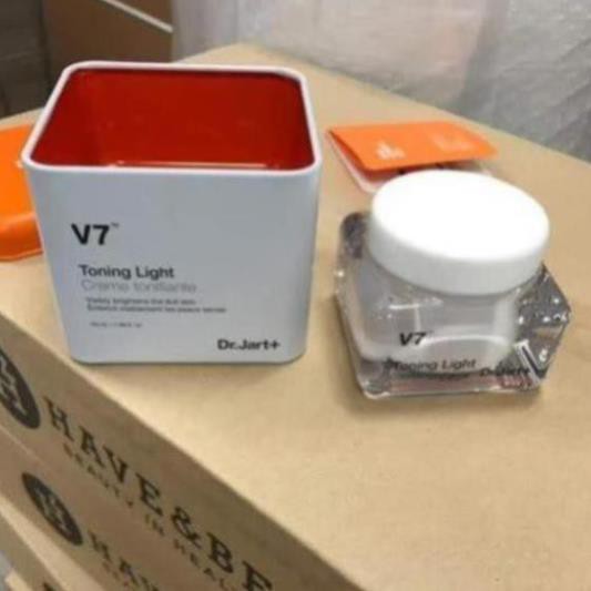 Kem V7 Toning Light Dr.Jart chính hãng Hàn Quốc hộp vuông 50ml 2020