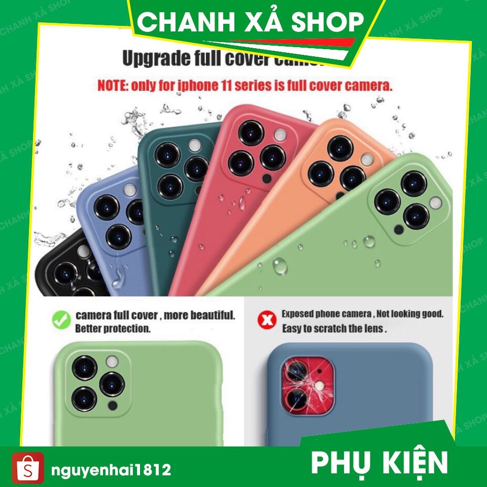 ⚡CHỐNG BẨN FULL VIỀN ⚡Ốp Lưng iPhone Chống Bẩn Full Viền - Nhựa dẻo - Có lót nhung bên trong (Nobox)