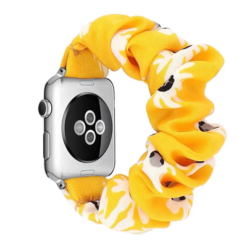 Dây đeo đồng hồ đàn hồi chất vải tiện dụng cho Apple Watch Band Series 6 5 4 3 38mm/40mm/41mm 42mm/44mm/45mm