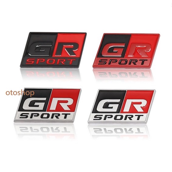 Tem chữ logo GR SPORT dán trang trí xe ô tô