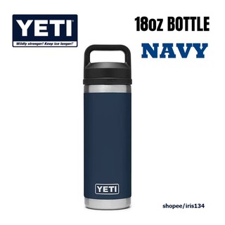 [Aut] Bình Giữ Nhiệt Cao Cấp YETI Navy 18oz (532 ml) - Stainless Steel (Thép không gỉ cao cấp) - BILL MĨ