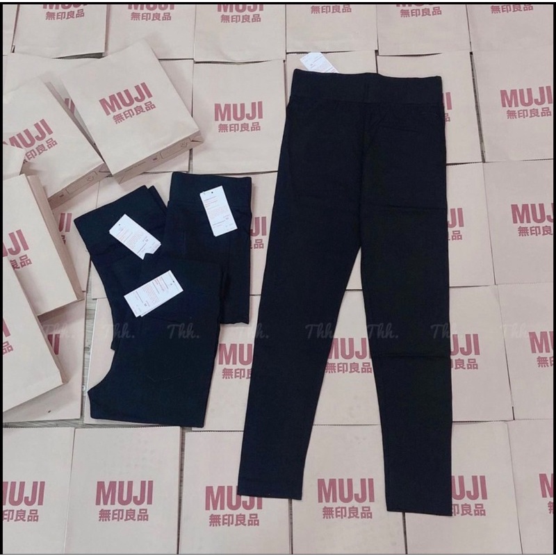 Quần legging Muji cạp cao gen bụng siêu hot