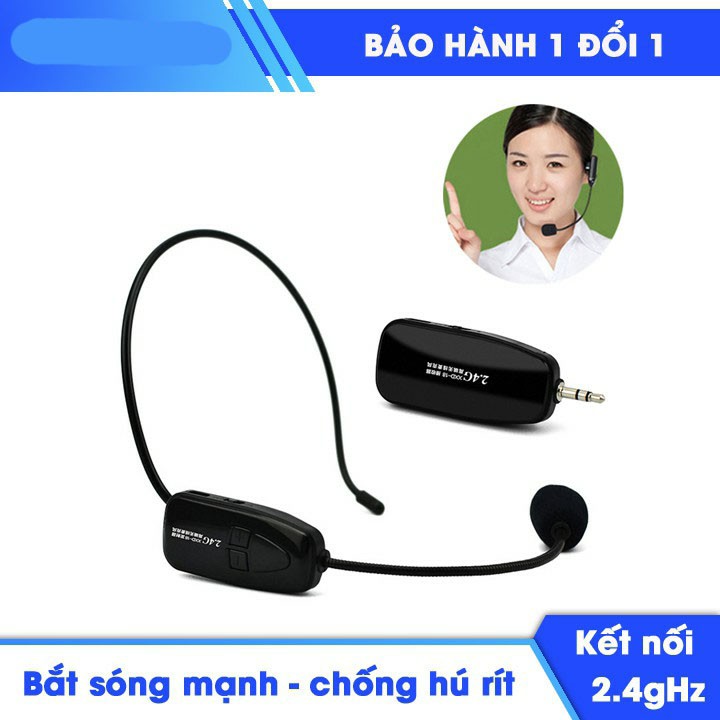 Micro trợ giảng không dây UHF 2.4G Aporo