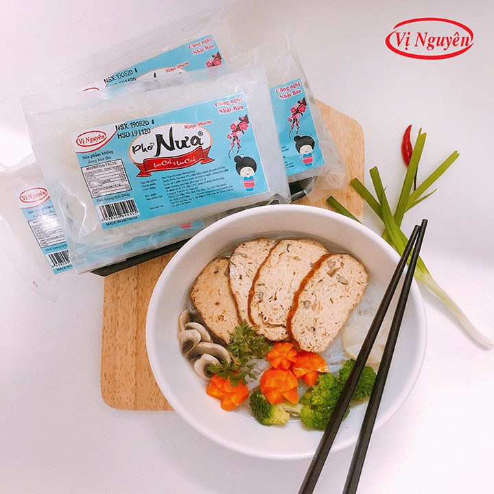 Combo 5 Gói Phở nưa Vị Nguyên Keto Das 240g  - Keto - Das - Không Carb