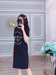 Đầm suông dáng dài xẻ tà NORTH