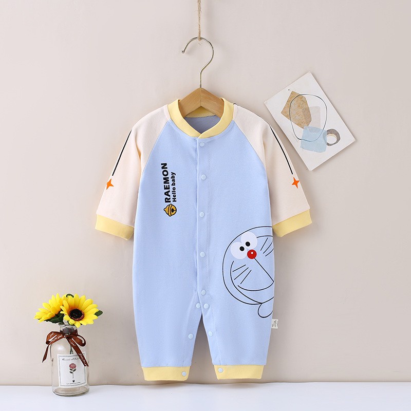 Body dài tay cao cấp bodysuit hàng Quảng Châu in hình cute cho bé trai bé gái