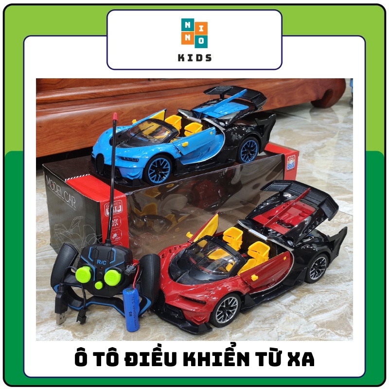 Xe ô tô điều khiển từ xa pin sạc điện, ô tô đồ chơi, xe hơi đồ chơi cho bé trai gái 3 4 5 6 tuổi