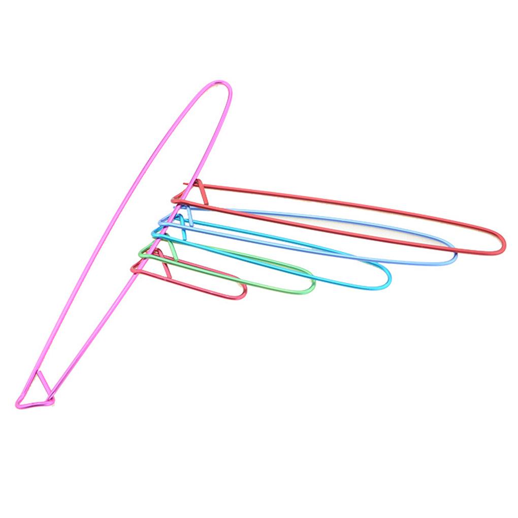 Bộ 6 Kẹp Cố Định Kim Chỉ Bằng Nhôm An Toàn Màu Sắc Ngẫu Nhiên