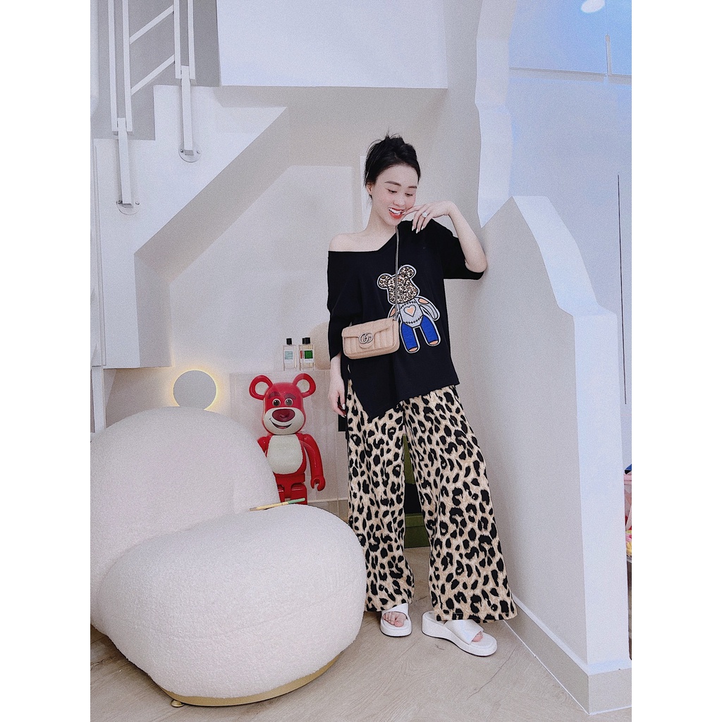 Set Áo Bearbrick Beo + Quần Suông