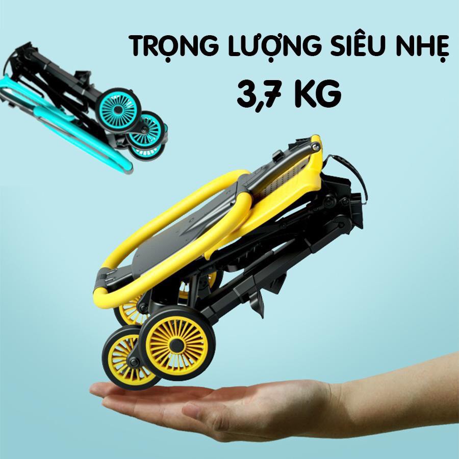 [Mã 267FMCGSALE giảm 8% đơn 500K] Xe đẩy đi dạo 2 chiều siêu gọn nhẹ Play Kids X1