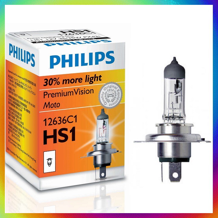 [Exciter Shop] BÓNG ĐÈN PHILIPS PREMIUM CHÂN H4 SÁNG HƠN 30%