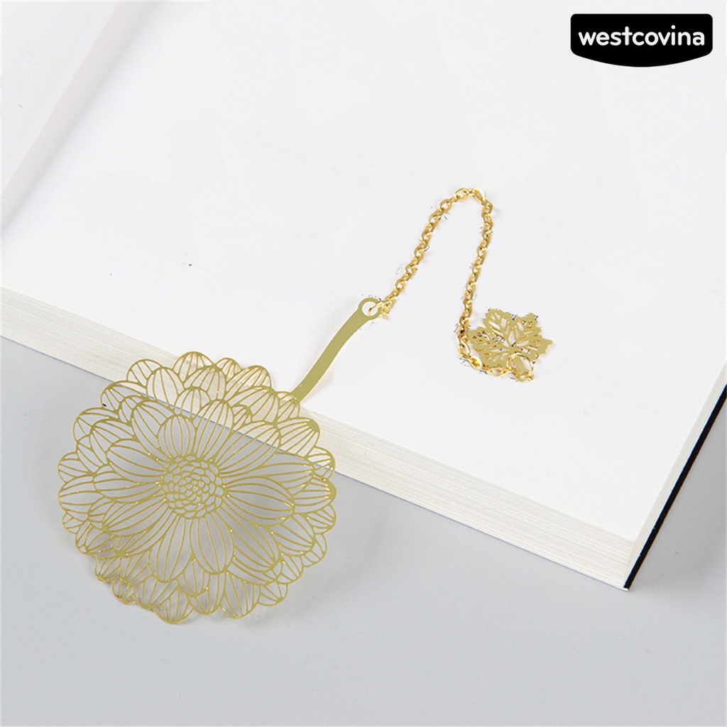 [Hot]✍Dụng Cụ Đánh Dấu Trang Sách Bằng Kim Loại Phối Tua Rua Sáng Tạo