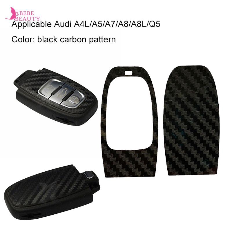 Miếng Dán Carbon Cho Chìa Khóa Xe Ô Tô Audi A4l / A5 / A7 / A8