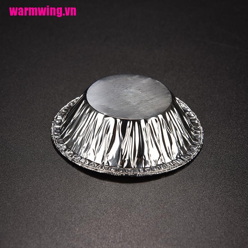 Set 50 Khuôn Giấy Nhôm Làm Bánh Tart Trứng Dùng Một Lần Tiện Dụng