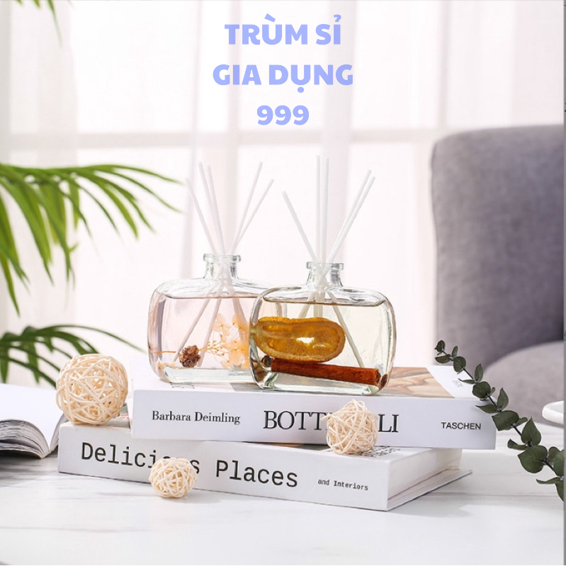 chai tinh dầu để phòng ngủ, bàn làm việc trang trí, khử mùi 100ml, chai nước hoa để bàn 100ml
