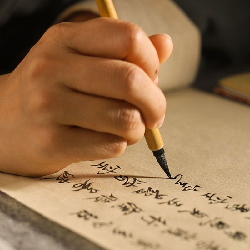 Bút Cọ Thư Pháp Trung Quốc Kanji Sumi Dùng Vẽ Tranh