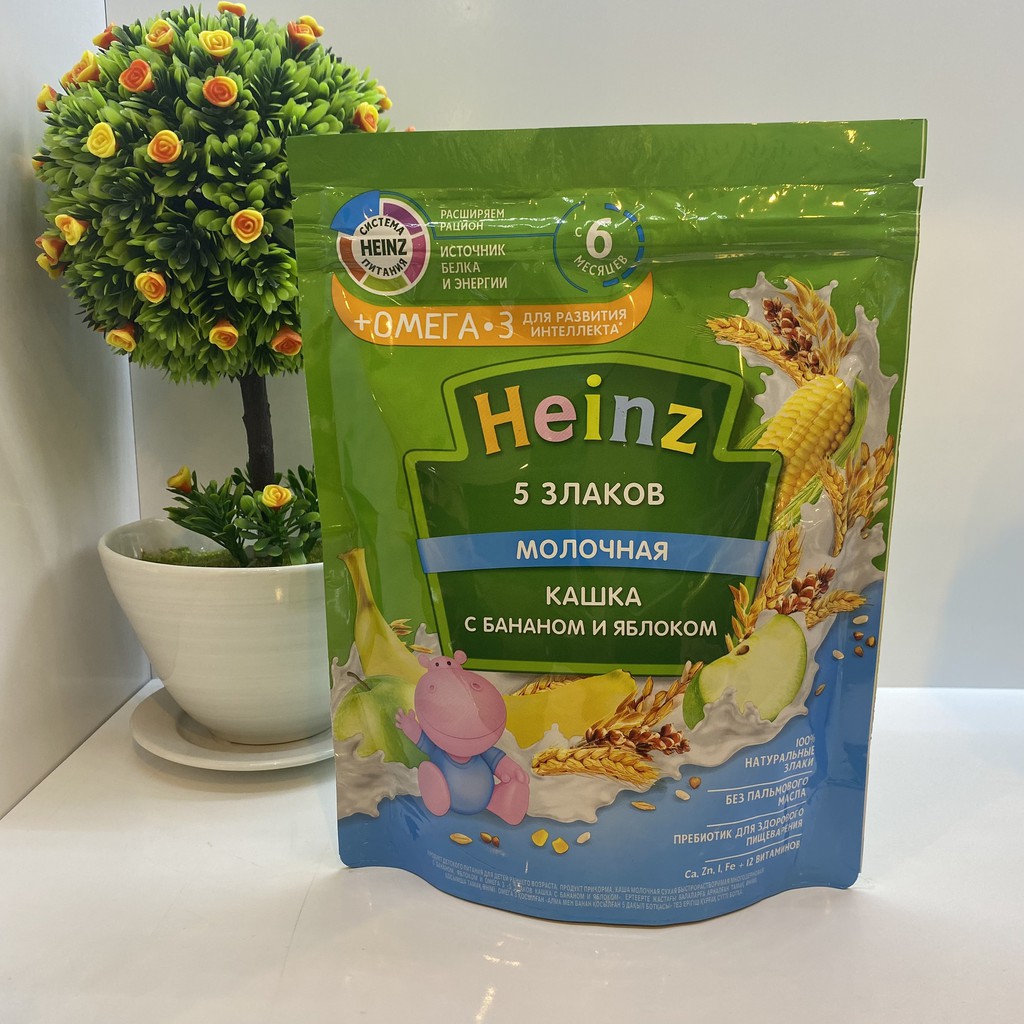 BỘT ĂN DẶM HEINZ NGA 200gr - bổ sung chất xơ và các vitamin thiết yếu