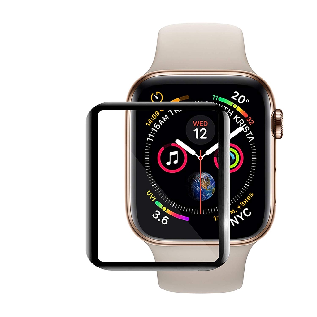 Kính cường lực 3D dán bảo vệ màn hình đồng hồ thông minh Apple watch iWatch 38mm 42mm 40mm 44mm