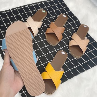 [KTTN] DÉP NỮ QUAI CHÉO DA ĐÀ ĐIỂU