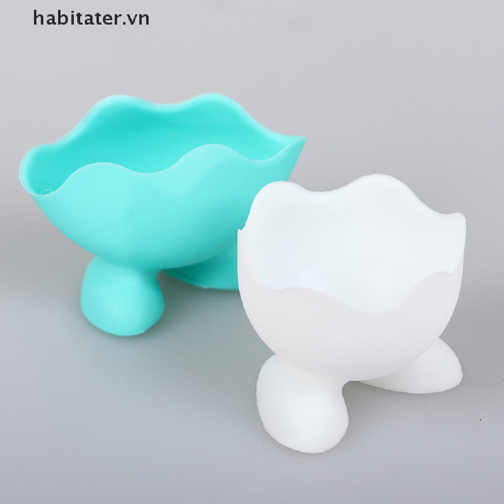 Set 2 Cốc Silicon Mềm Đựng Trứng Nhiều Màu Trang Trí Phòng Khách / Nhà Bếp
