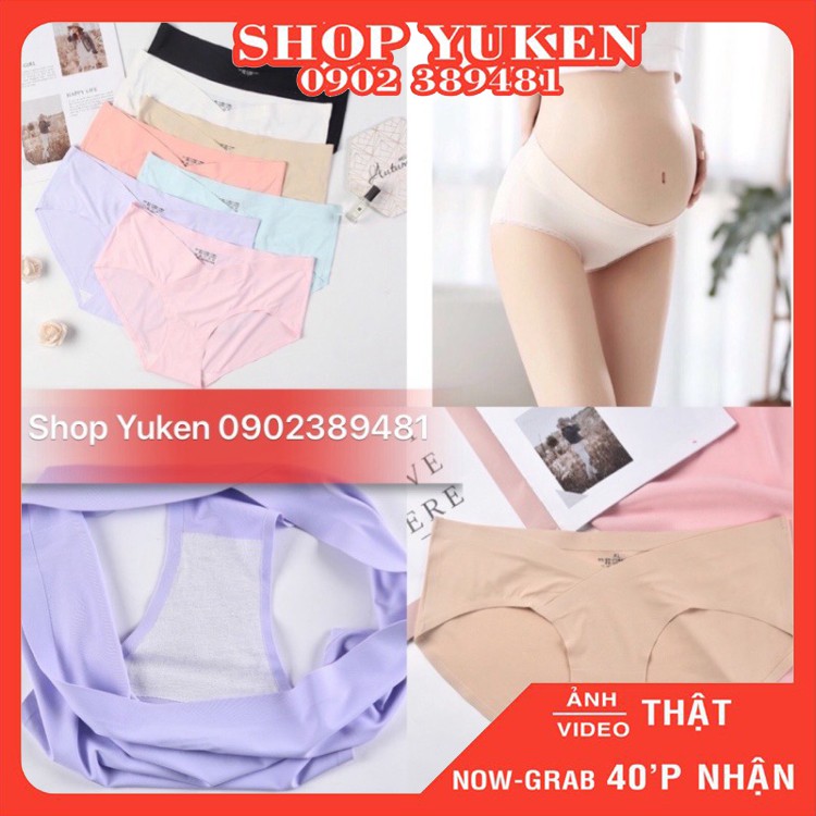 ♥️ Shop Uy Tín ♥️Quần lót bầu su thông hơi, quần lót su  dành cho bà bầu