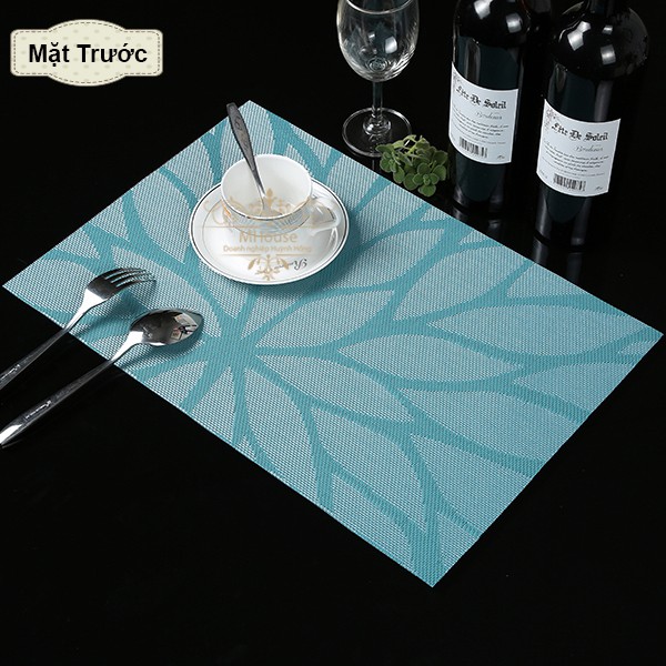 Combo 4 Tấm Lót Bàn Ăn Hoa Lá Cỏ Cây | BigBuy360 - bigbuy360.vn