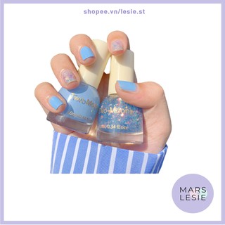 (Có sẵn) Set 2 Chai sơn móng tay TWO-MOONS 2 màu - MARS LESIE