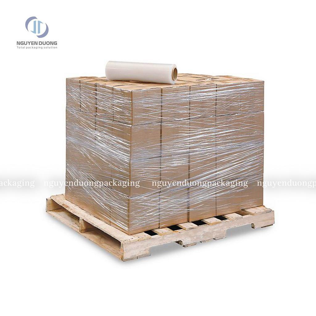 (1 cây) Màng Co Màng Chít PE Bọc Hàng Quấn Hàng Siêu Dính