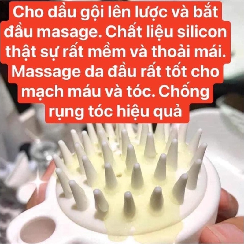 LƯỢC GỘI ĐẦU HÀNG MUJI NHỎ GỌN TIỆN LỢI