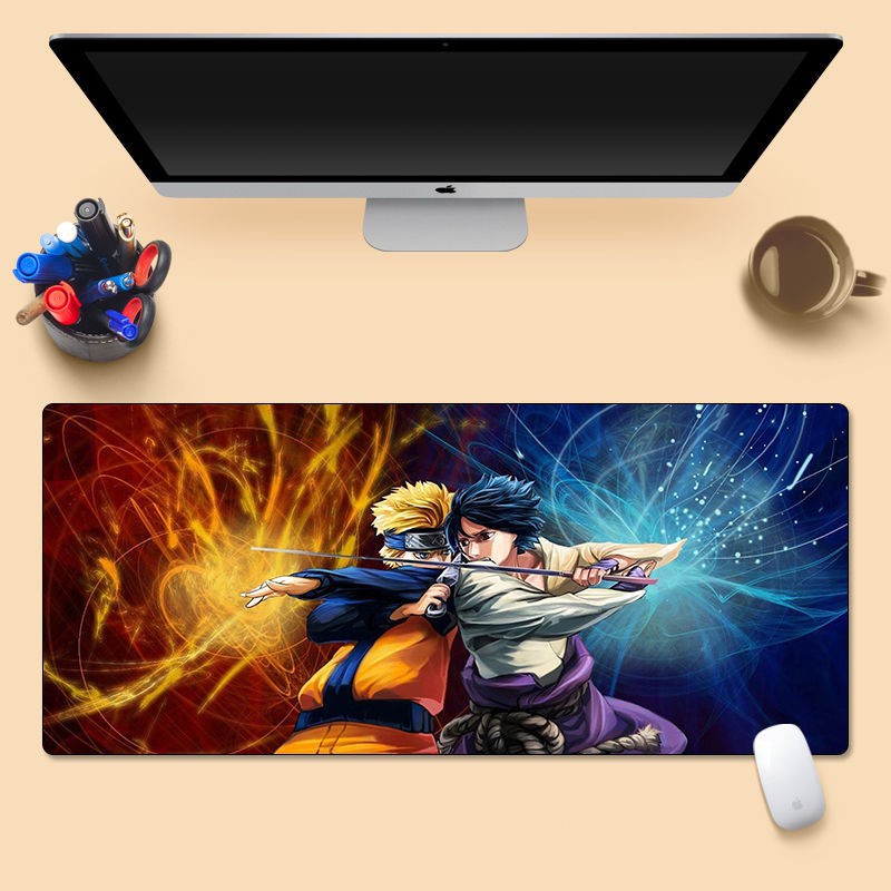 Thảm Lót Chuột In Họa Tiết Naruto/ Sasuke Độc Đáo