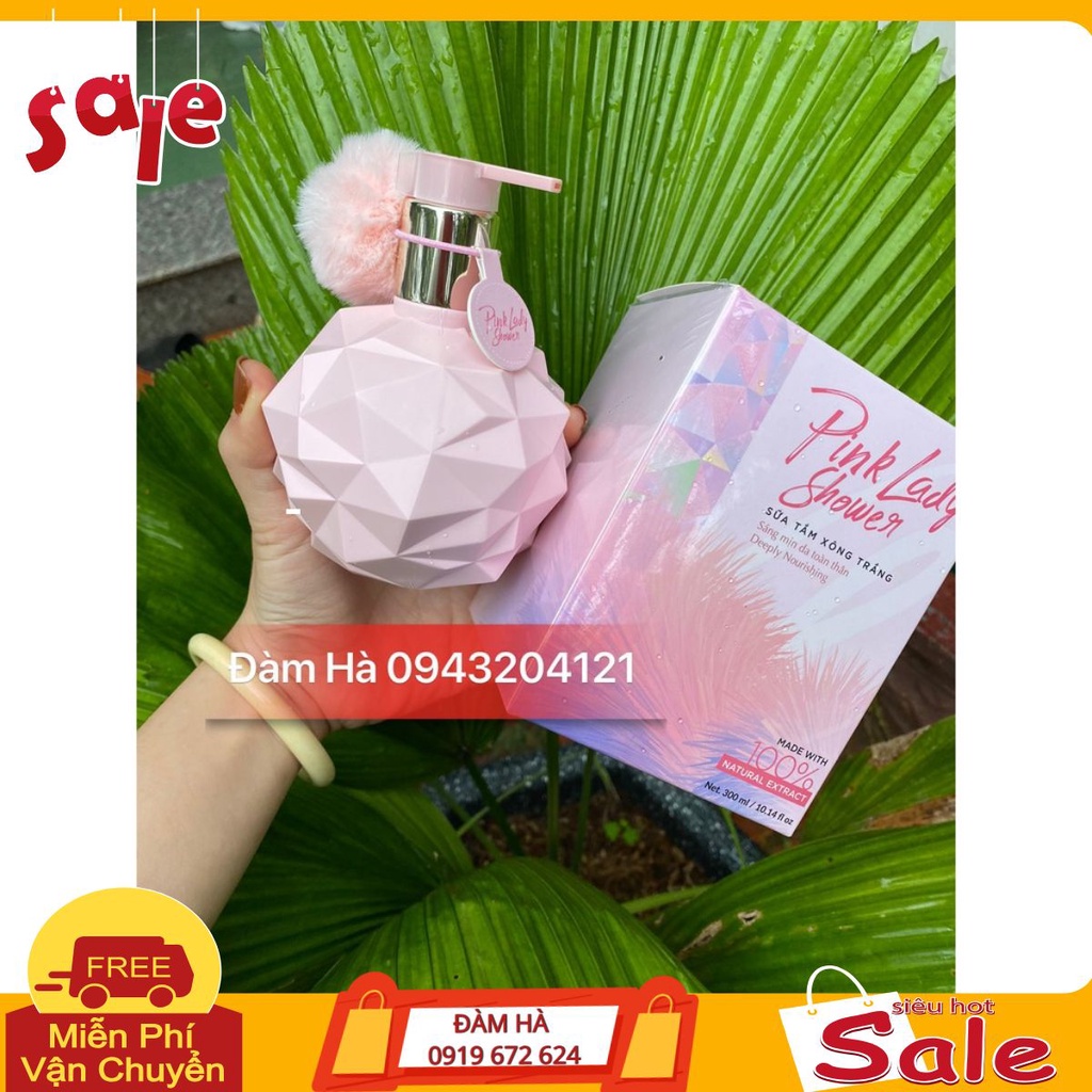 Sữa tắm xông trắng Pink Lady Qlady